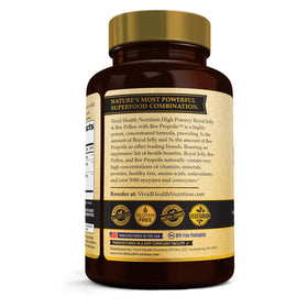Vivid Health Nutrition Royal Jelly capsules close-up
