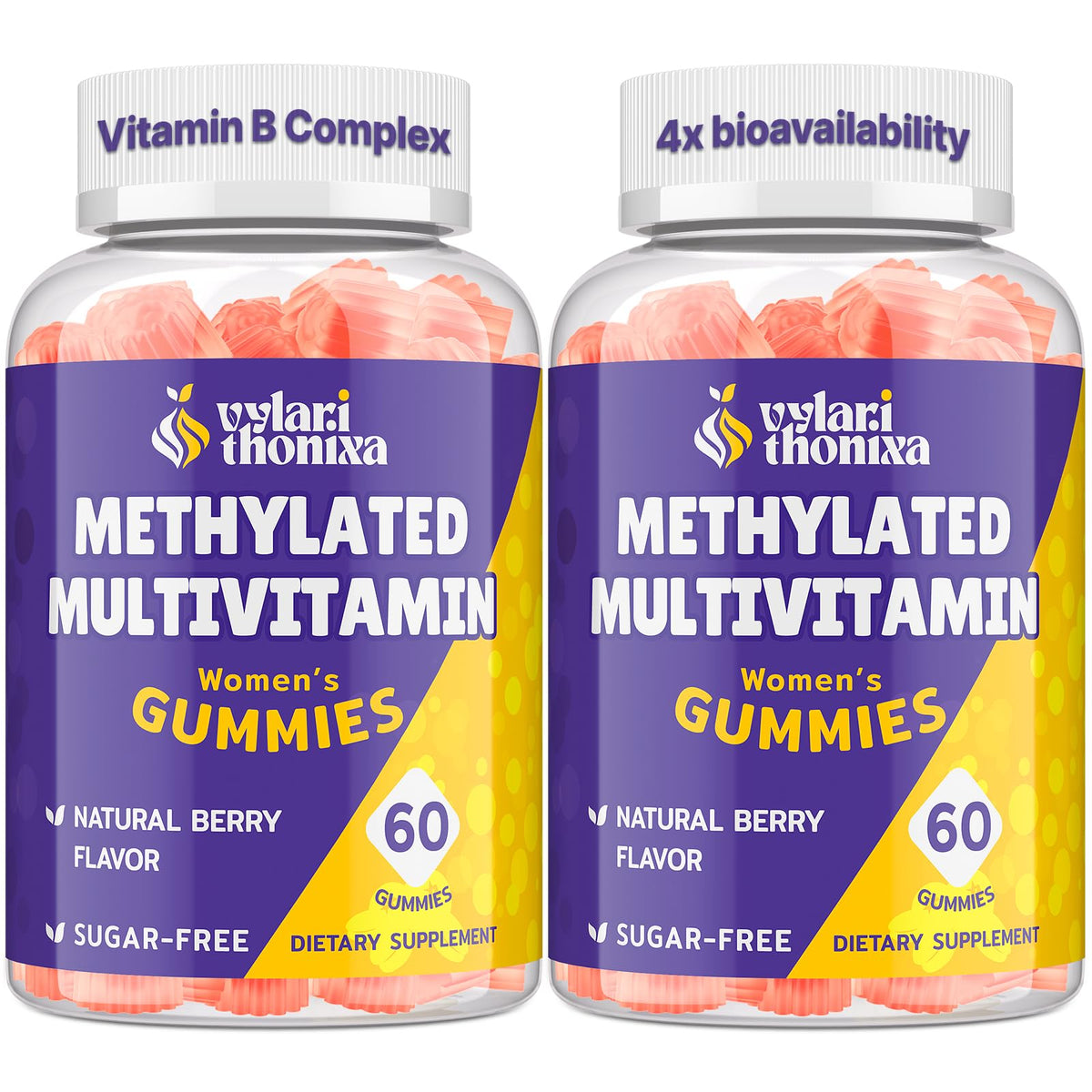 Vylarithonixa Methylated Multivitamin Gummies for Women front view