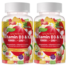Wekannufod Vitamin D3 K2 Gummies bottle front view