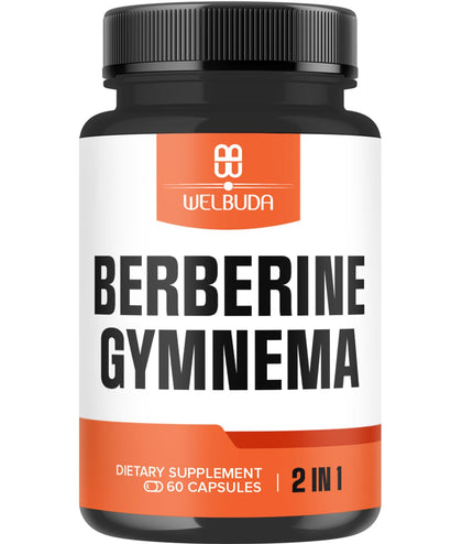 WELBUDA Berberine Supplement 60 capsules front view