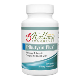 Wellness Resources Tributyrin Plus 800mg supplement front view