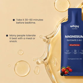 Whipy Nutrition Liquid Magnesium Drink being poured into water