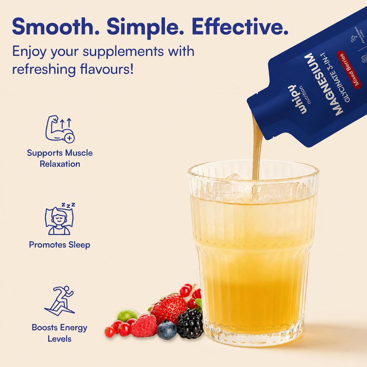 Whipy Nutrition Liquid Magnesium Drink on a table