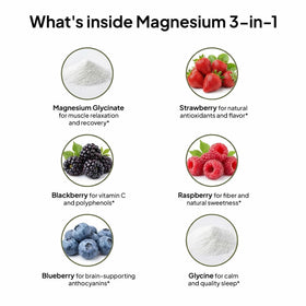 Whipy Nutrition Liquid Magnesium Drink sachet back view