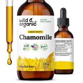 Wild & Organic Chamomile Tincture 2 fl oz front view