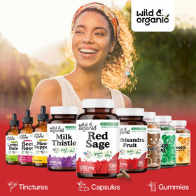 Wild & Organic Red Sage Capsules ingredients list
