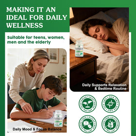 WOGORGT Magnesium Glycinate 400mg tablets on a table