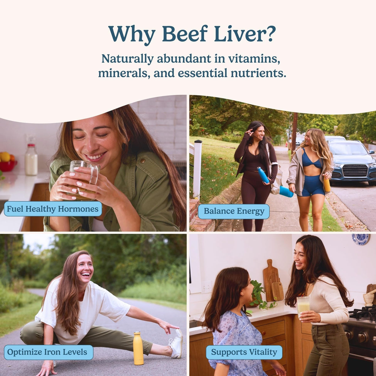 WONDERCOW Beef Liver Capsules side view bottle