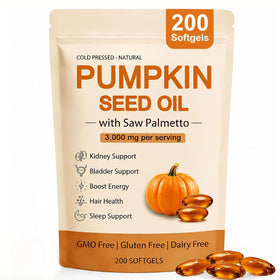 wuliao Pumpkin Seed Oil Softgels 3000mg front view