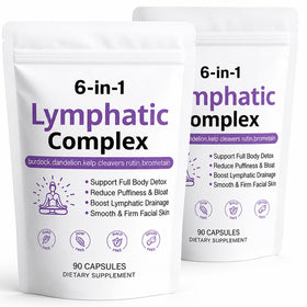 WXDOAU 6-in-1 Lymphatic Complex capsules front view