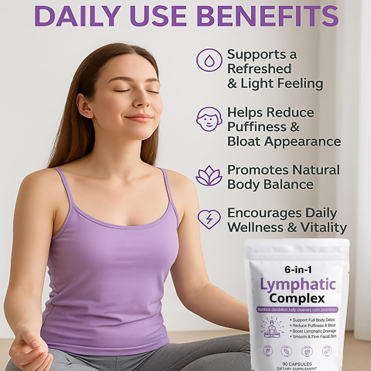 WXDOAU 6-in-1 Lymphatic Complex packaging