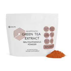 Xalya Green Tea Extract Powder 98% Polyphenols 50% EGCG front view