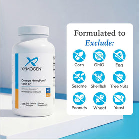 XYMOGEN Omega MonoPure 1300 EC nutritional information