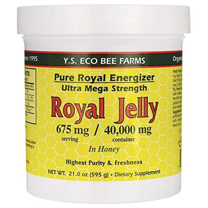 YS Royal Jelly in Honey 21 oz gel front view