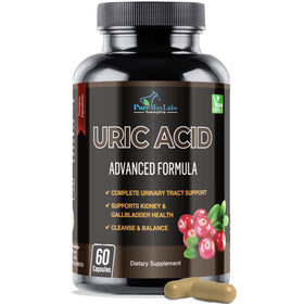 YUMMYVITE Uric Acid Advanced Formula 60 capsules front view