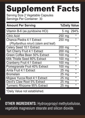 YUMMYVITE Uric Acid Advanced Formula product packaging