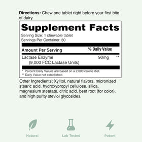 Yuve Dairy Relief Chewables 30ct Strawberry Cream lifestyle scene