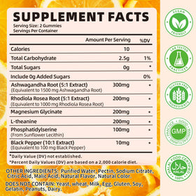 YXSW Cortisol Gummies orange flavor packaging