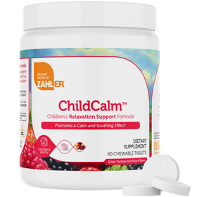 Zahler ChildCalm Chewable Magnesium for Kids - packaging side view