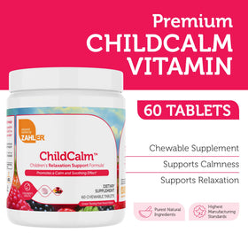 Zahler ChildCalm Chewable Magnesium for Kids - tablet close-up