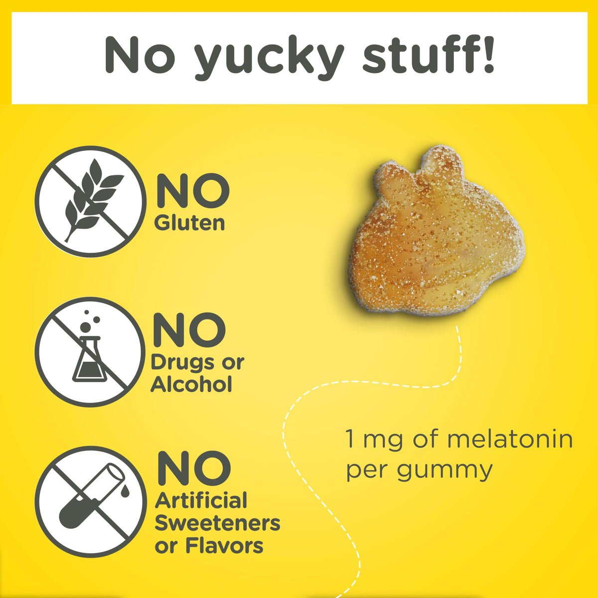 Zarbee's Kids Melatonin Sleep Gummies bottle side view