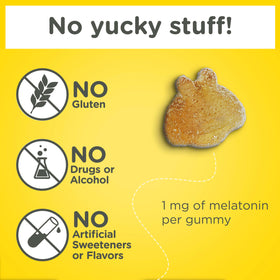 Zarbee's Kids Melatonin Sleep Gummies bottle side view