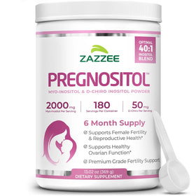 Zazzee PREGNOSITOL Powder 6 Month Supply front view