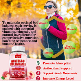 ZEGBALP Women's 50 Plus Gummies ingredients list