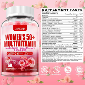 ZEGBALP Women's 50 Plus Multivitamin Gummies packaging