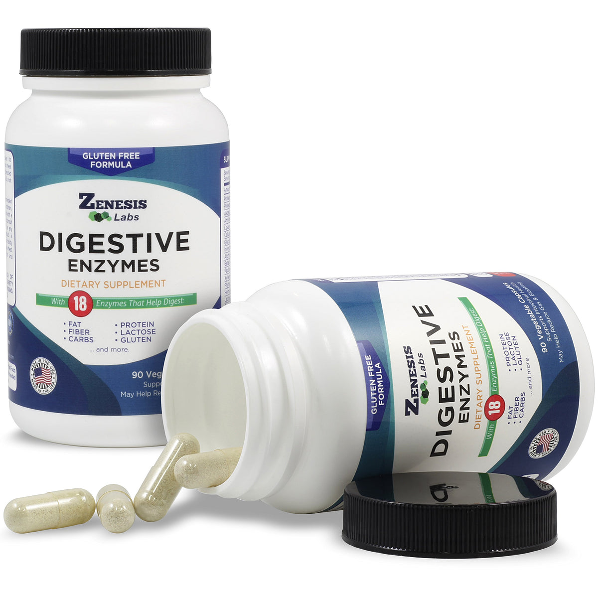 Zenesis Labs daily Enzymes in a kitchen setting