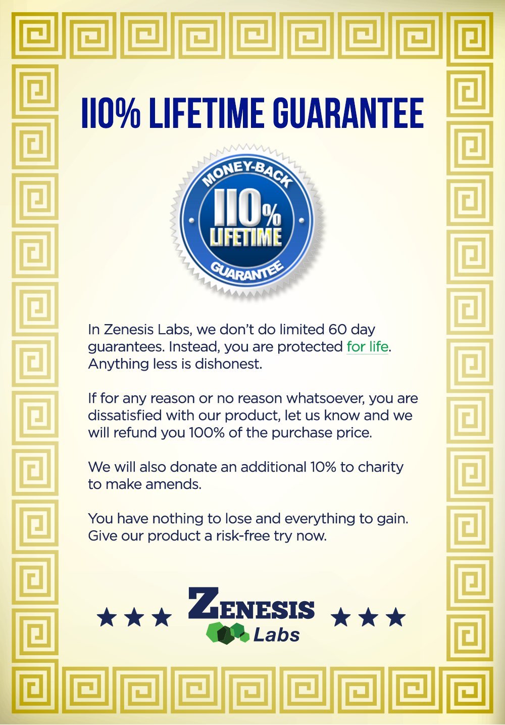 Zenesis Labs daily Enzymes on a wooden table