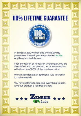 Zenesis Labs daily Enzymes on a wooden table