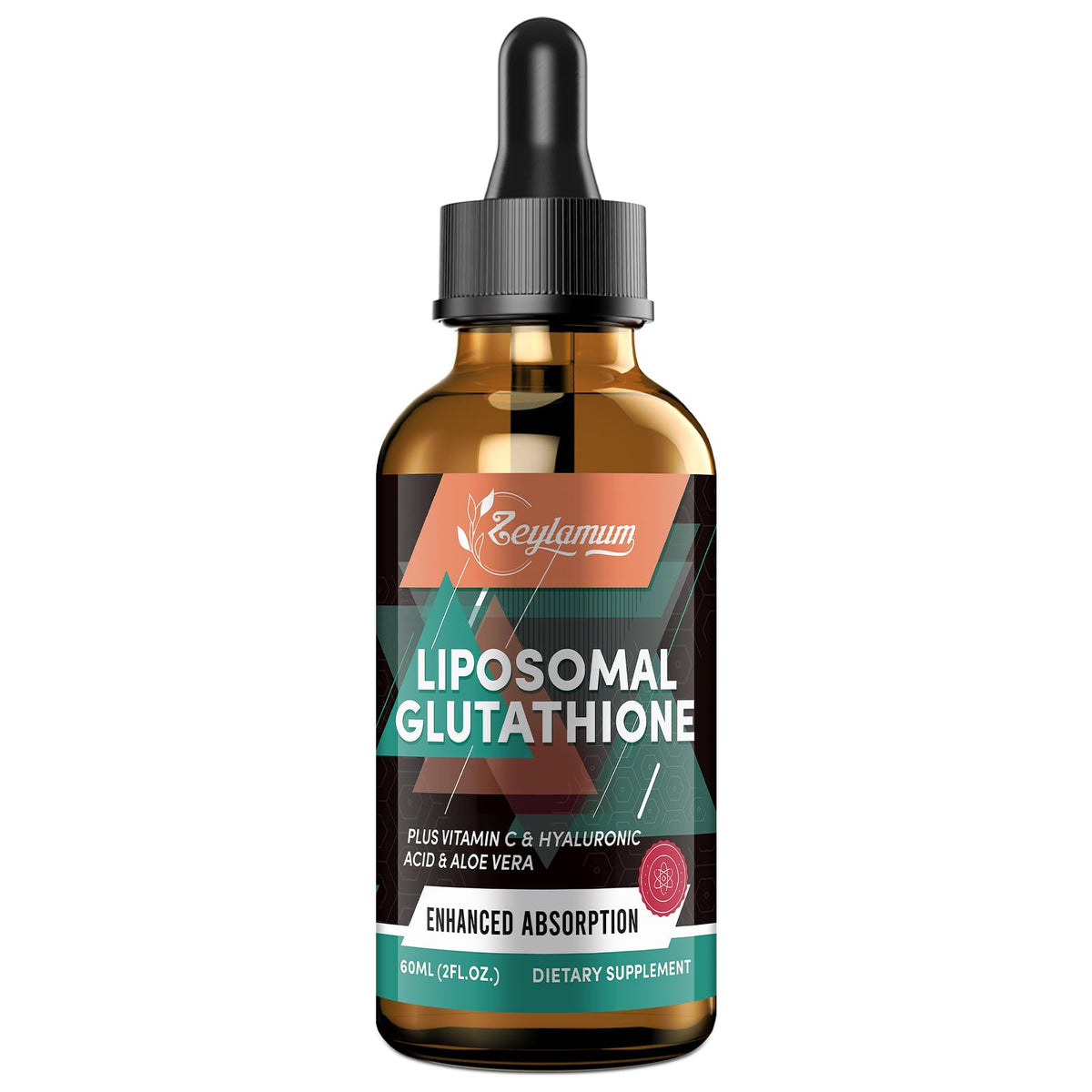 Zeylamum Liposomal Glutathione Liquid Drops 2000mg front view