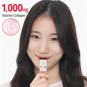ZIOSTAND Pomegranate Collagen Jelly Stick individual stick close-up