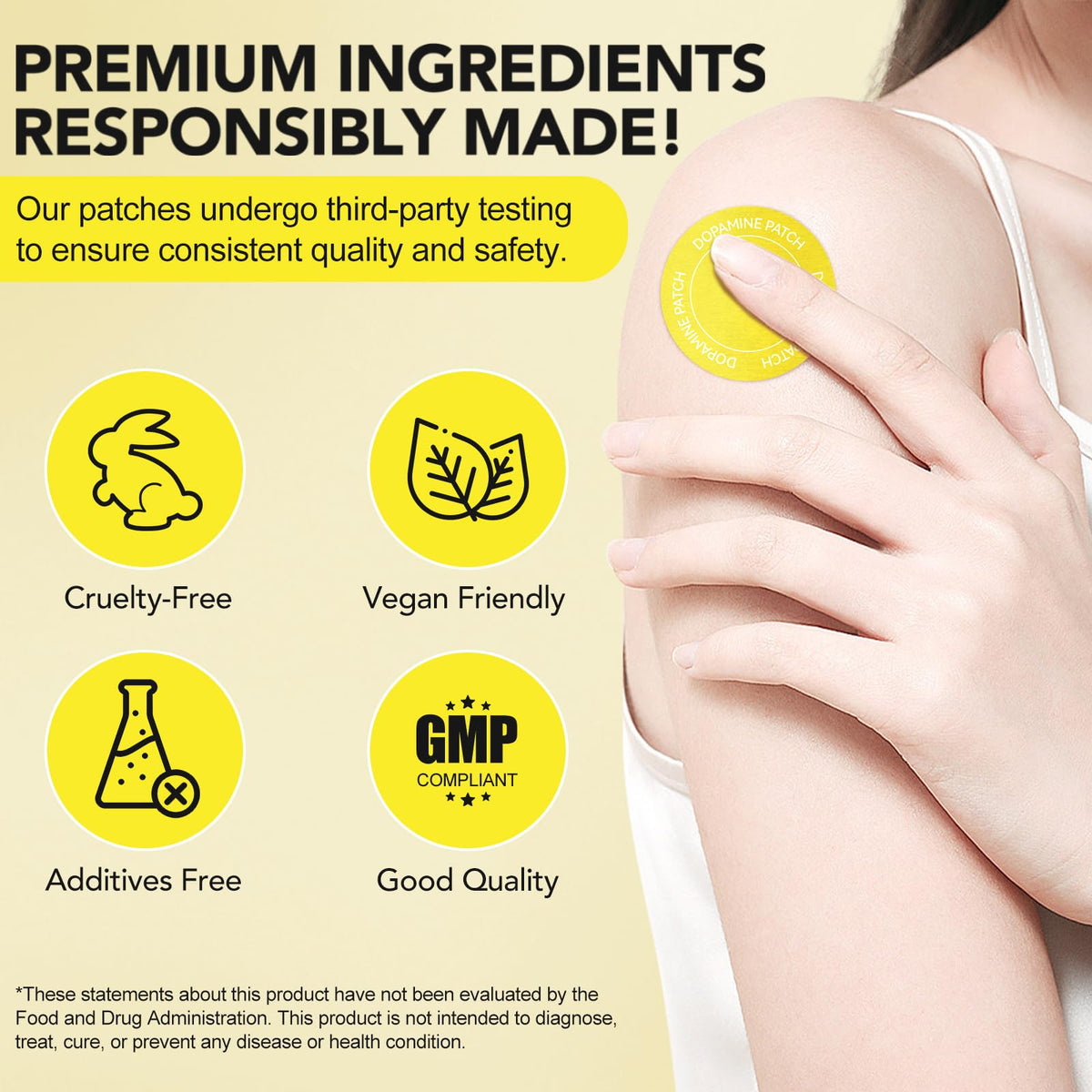 ZIXBMHYJ Dopamine Patch plant-based formula details